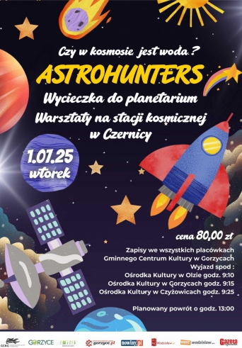Astrohunters - wycieczka do planetarium