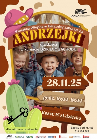 Andrzejki dla dzieci w klimacie DZIKIEGO ZACHODU